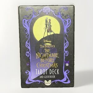 Nightmare Before Christmas Tarot Deck & Guidebook Tim Burton Disney VG Condition